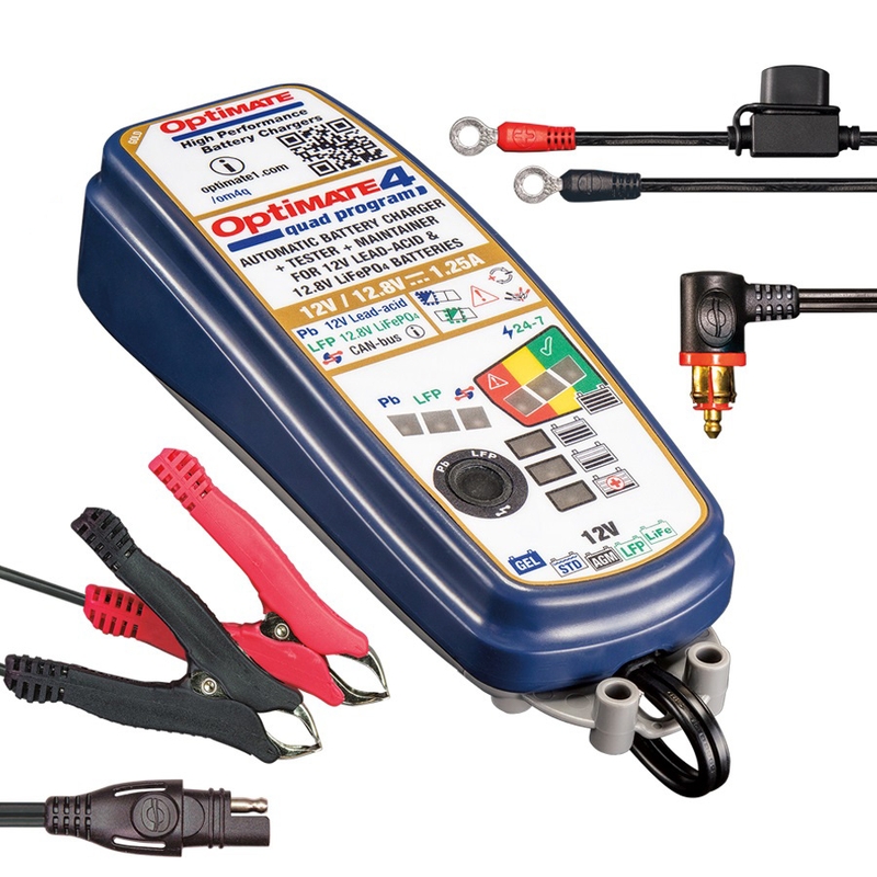 Batterioplader OPTIMATE 4 QUAD TM630-PR