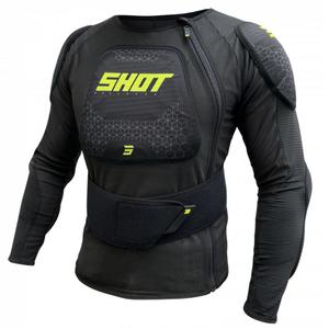 Baby Shot Airlight Body Protector Sort-Fluo Gul