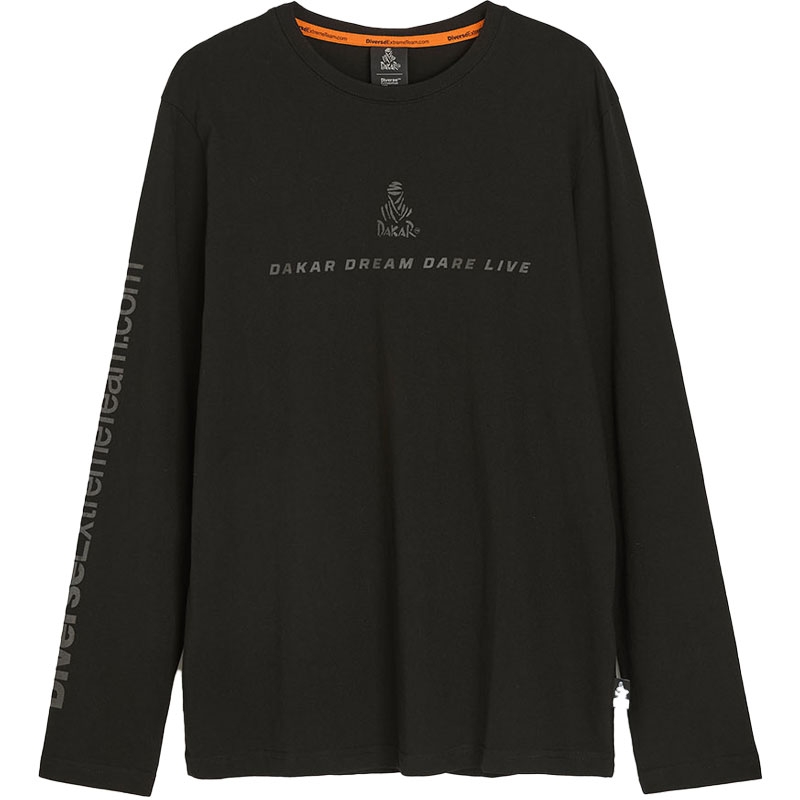 T-shirt DAKAR LG 0124 sort
