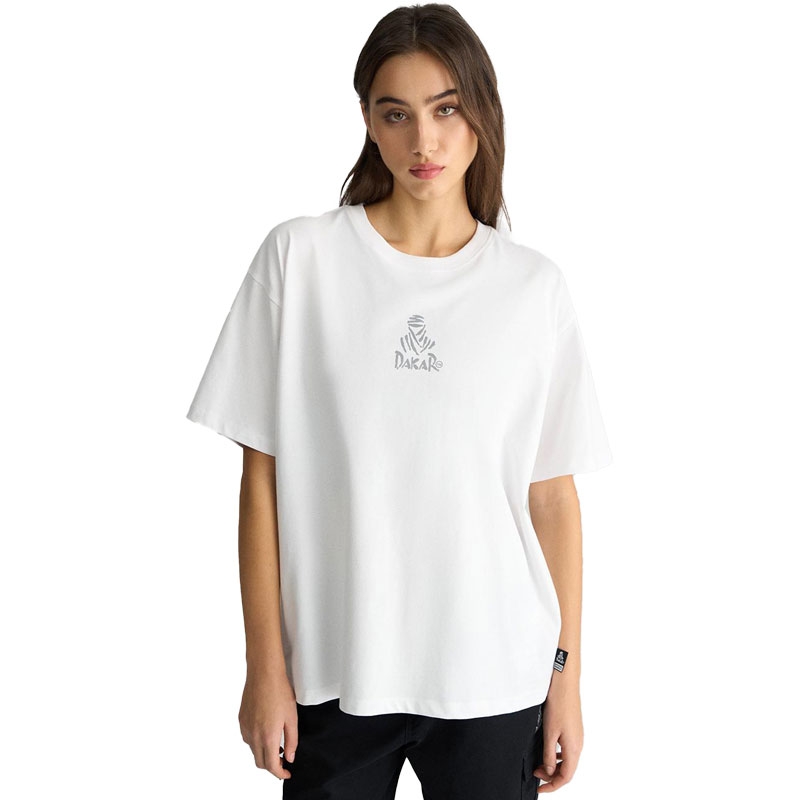 T-shirt til kvinder DAKAR DES 23 4 hvid