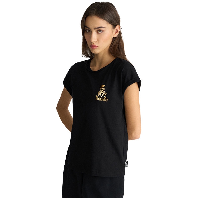 T-shirt til kvinder DAKAR DES 23 5 sort
