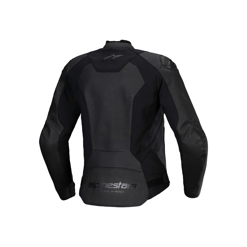 Alpinestars Stella Faster 3 motorcykeljakke i sort læder til kvinder