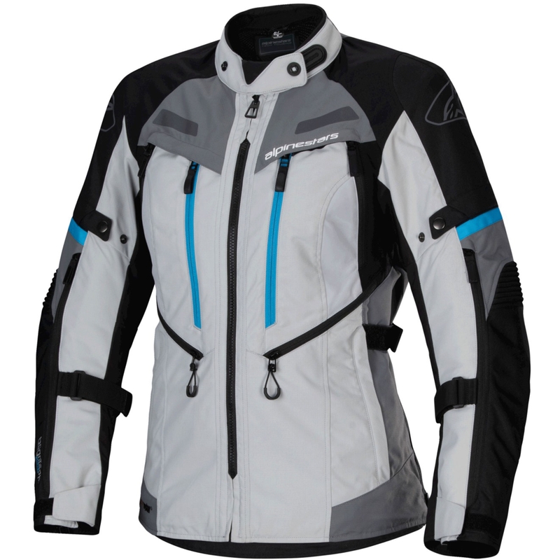 Alpinestars Stella Bogota PRO Drystar motorcykeljakke til kvinder Grå-sort-blå