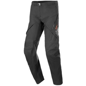 Alpinestars AMT-8 Stretch Drystar XF sorte motorcykelbukser
