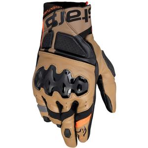 Alpinestars Belize 3 Drystar sorte og brune motorcykelhandsker