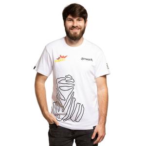 T-shirt Meatfly Big Shock Dakar hvid