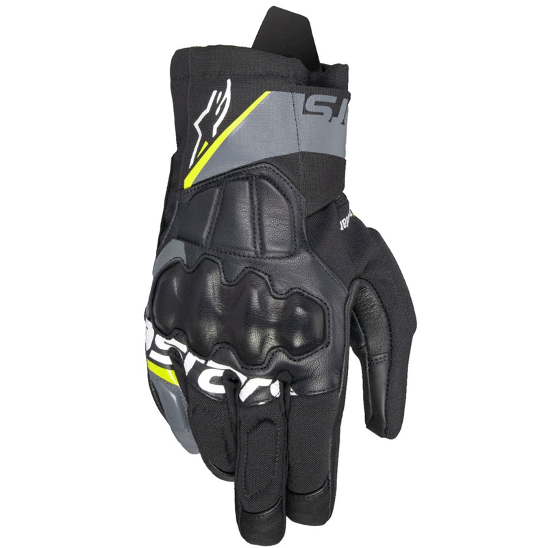 Alpinestars Corozal 3 Drystar Black-Grey-Fluo Yellow motorcykelhandsker