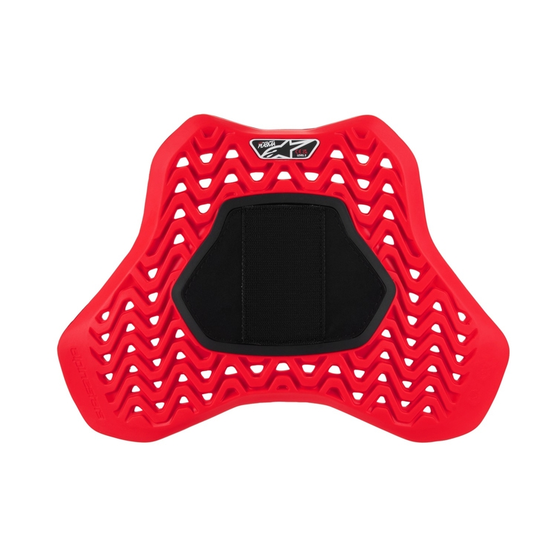 Alpinestars Nucleon Plasma Racing brystbeskytter med velcro rød og sort