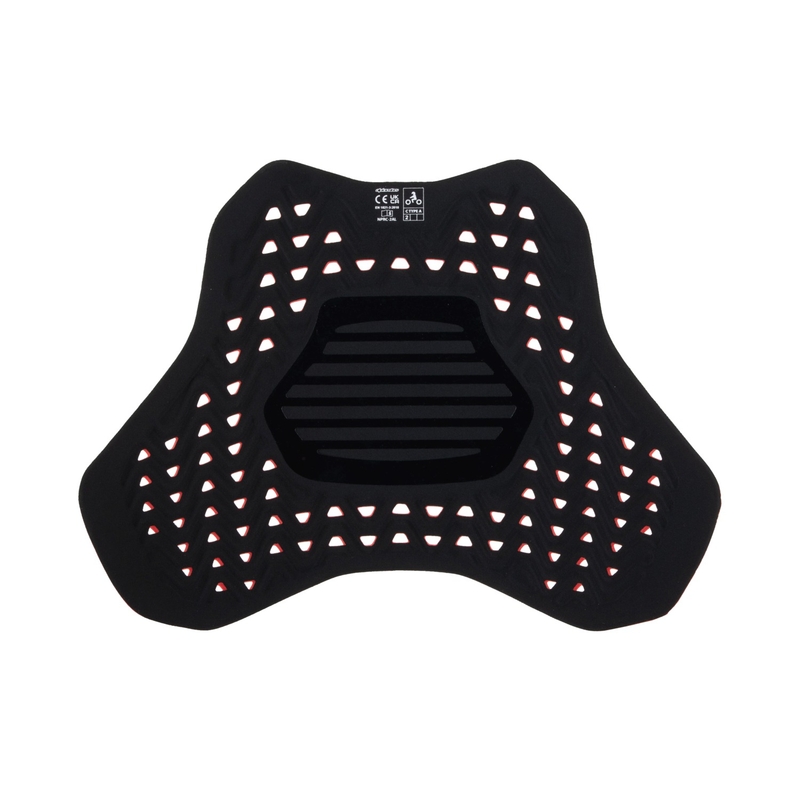 Alpinestars Nucleon Plasma Racing brystbeskytter med velcro rød og sort