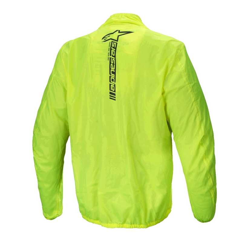 Alpinestars Hurricane Rain 2 fluogul vandtæt jakke