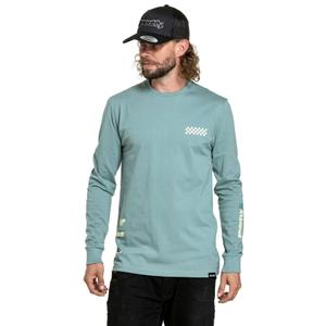 Langærmet T-shirt Meatfly Appex mintblå