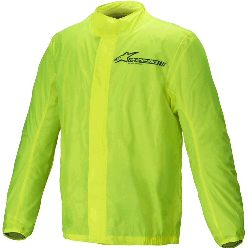 Alpinestars Hurricane Rain 2 fluogul vandtæt jakke