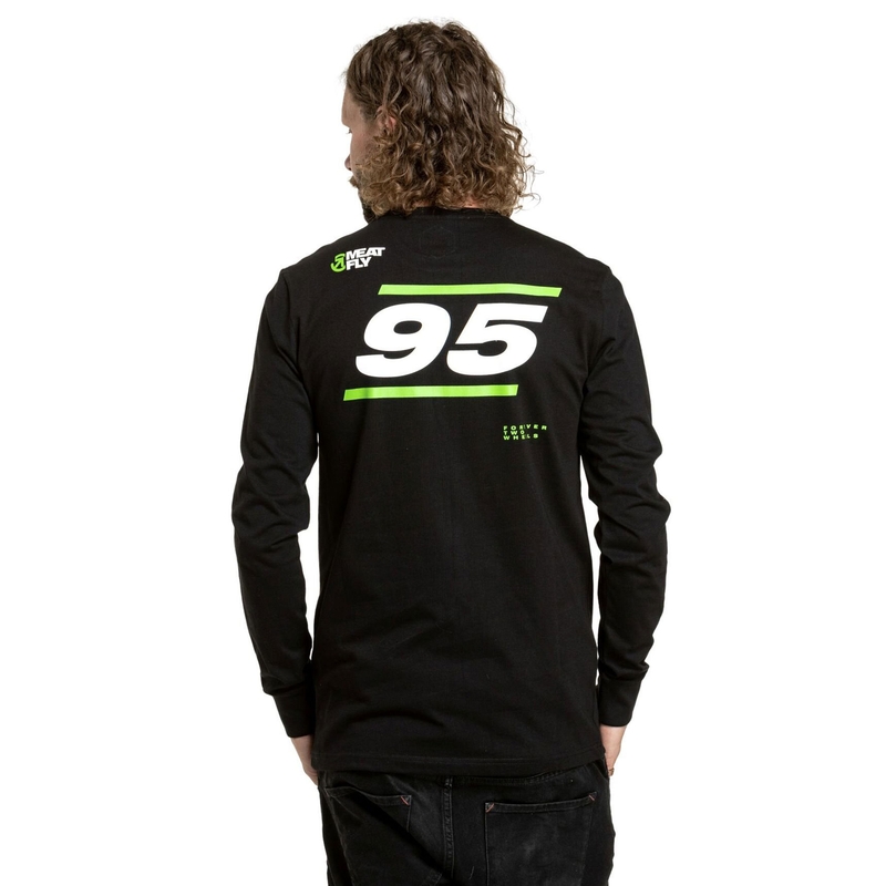 Langærmet T-shirt Meatfly Appex sort