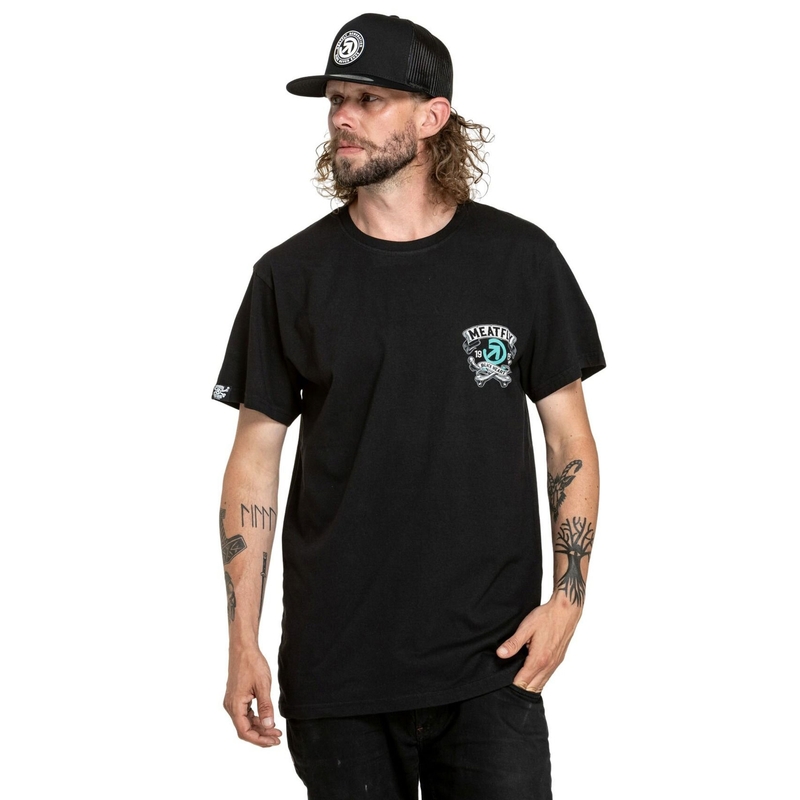 T-shirt Meatfly Whiskey Boy sort