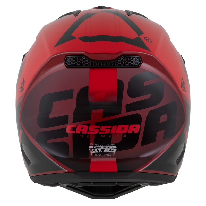 Cassida Cross Cup 2 Napa red pearl-purple-black motocrosshjelm