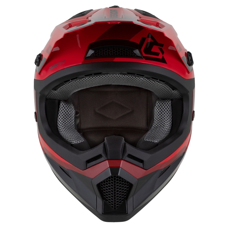 Cassida Cross Cup 2 Napa red pearl-purple-black motocrosshjelm