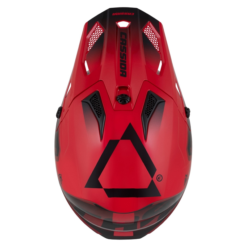 Cassida Cross Cup 2 Napa red pearl-purple-black motocrosshjelm