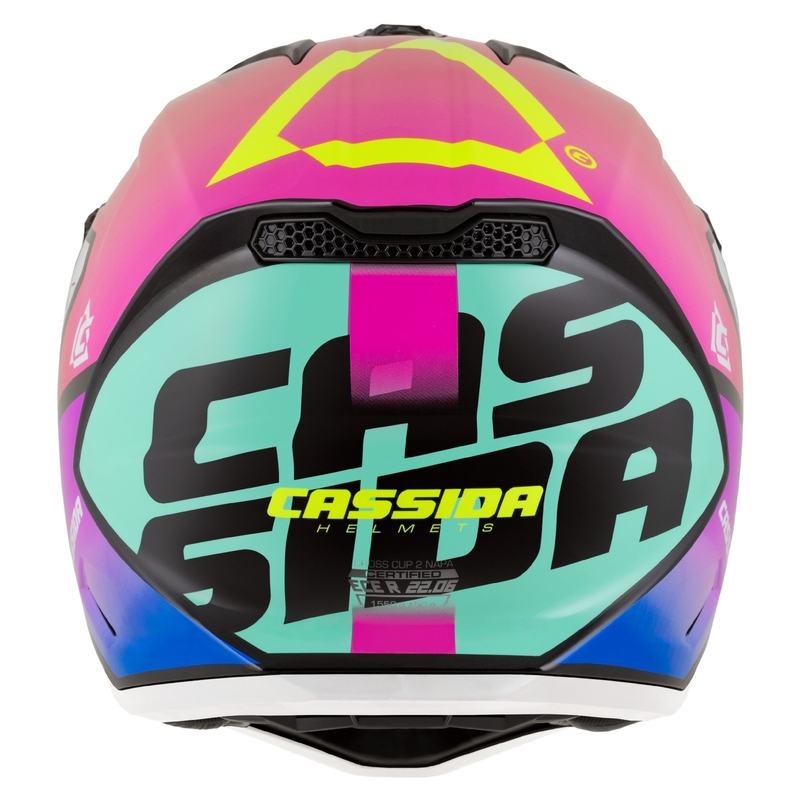 Motorcykelhjelm Cassida Cross Cup 2 Napa pearl multicolor