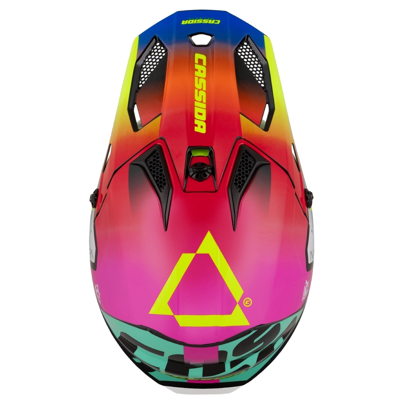 Motorcykelhjelm Cassida Cross Cup 2 Napa pearl multicolor