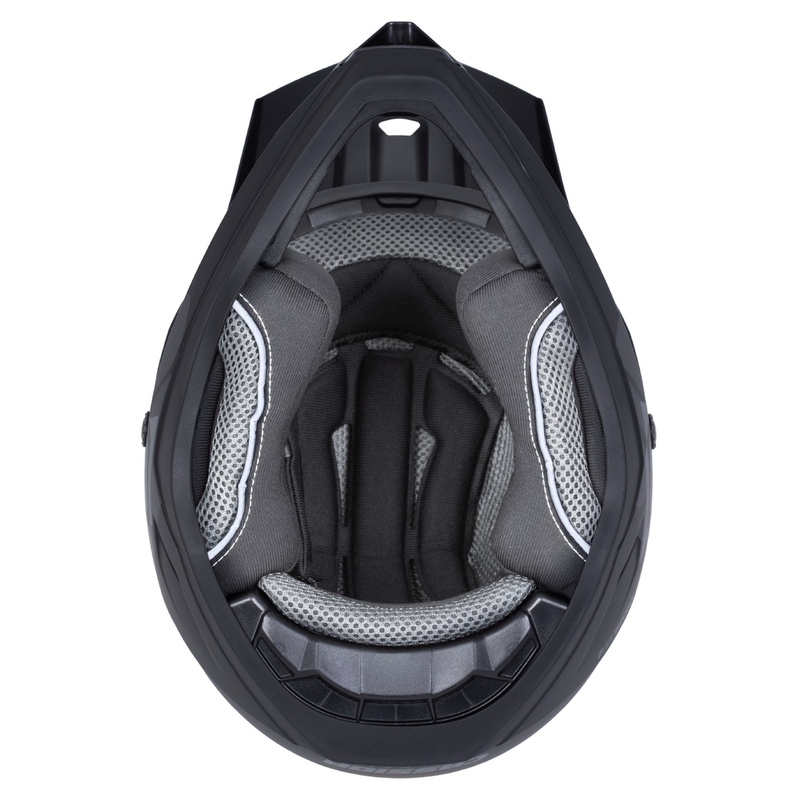 Motocross-motorcykelhjelm til børn Cassida Cross Cup 2 Napa mat sand-grøn-orange-sort