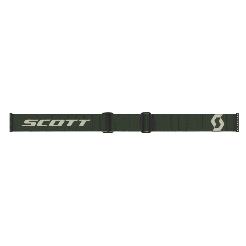 Motocrossbriller SCOTT Fury LS khaki med grå plexi