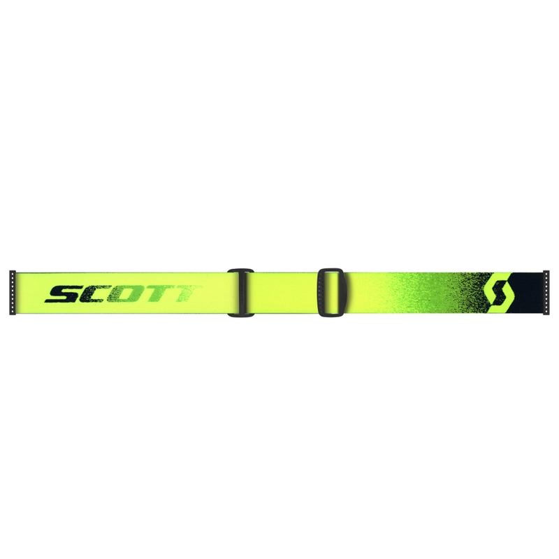 Motocrossbriller SCOTT Fury WFS fluogrøn-gul med klart plexi