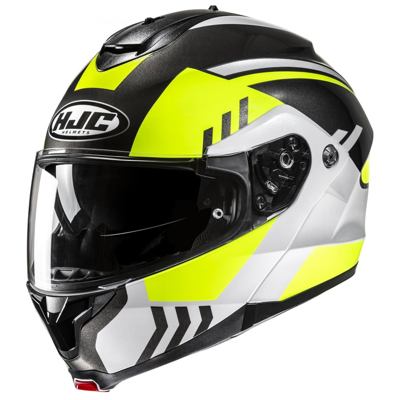 Flip-up motorcykelhjelm HJC C91N Kaon MC3H fluo gul-sort-grå