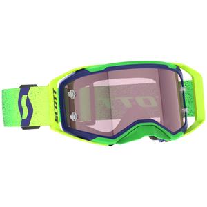 Motocrossbriller SCOTT Prospect 2.0 AMP lilla-fluogul med pink plexi