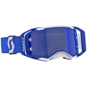 Motocrossbrille SCOTT Prospect 2.0 blå og hvid med blåt spejlglas