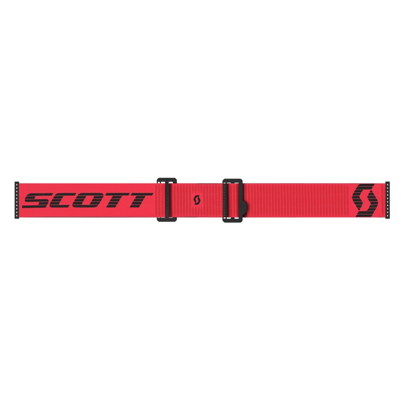 Motocrossbriller SCOTT Prospect 2.0 rød-sort med sølvfarvet plexi