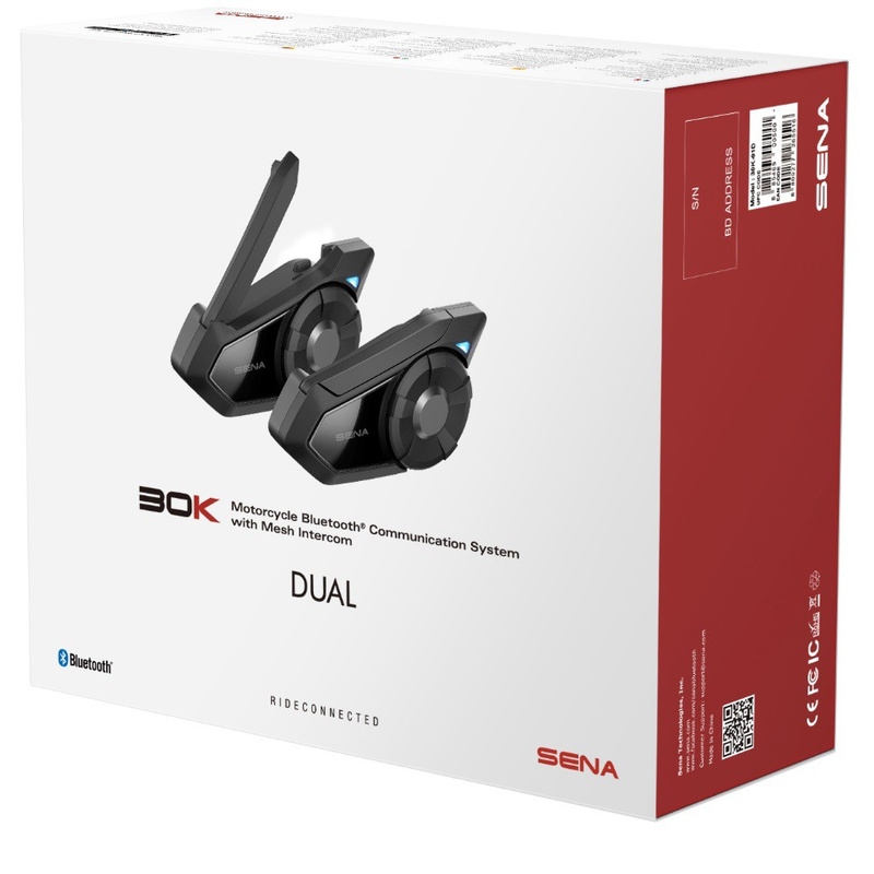 Sæt med 2 Bluetooth-intercom SENA 30K