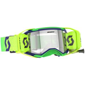 Motocrossbriller SCOTT Prospect 2.0 WFS lilla-fluogul med klart plexi