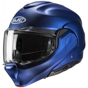 HJC F100 Solid Semi Metallic Blue sammenklappelig motorcykelhjelm