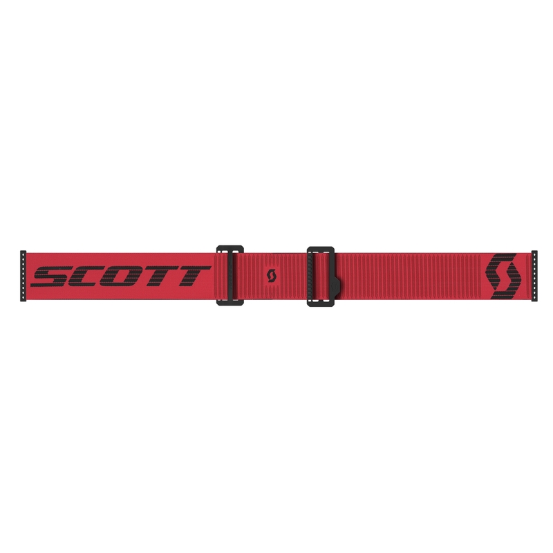 Motocrossbriller SCOTT Prospect 2.0 WFS rød-sort med klart plexi