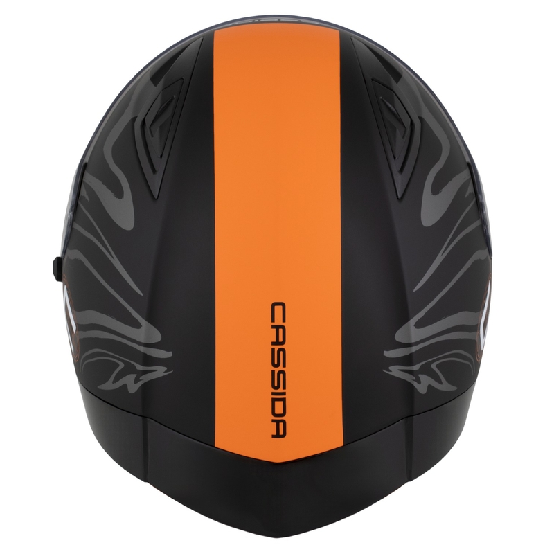 Integralhjelm Cassida Orbit Multivers mat sort-orange-grå-hvid
