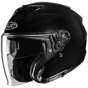 HJC i31 Solid Metallic Black Open motorcykelhjelm