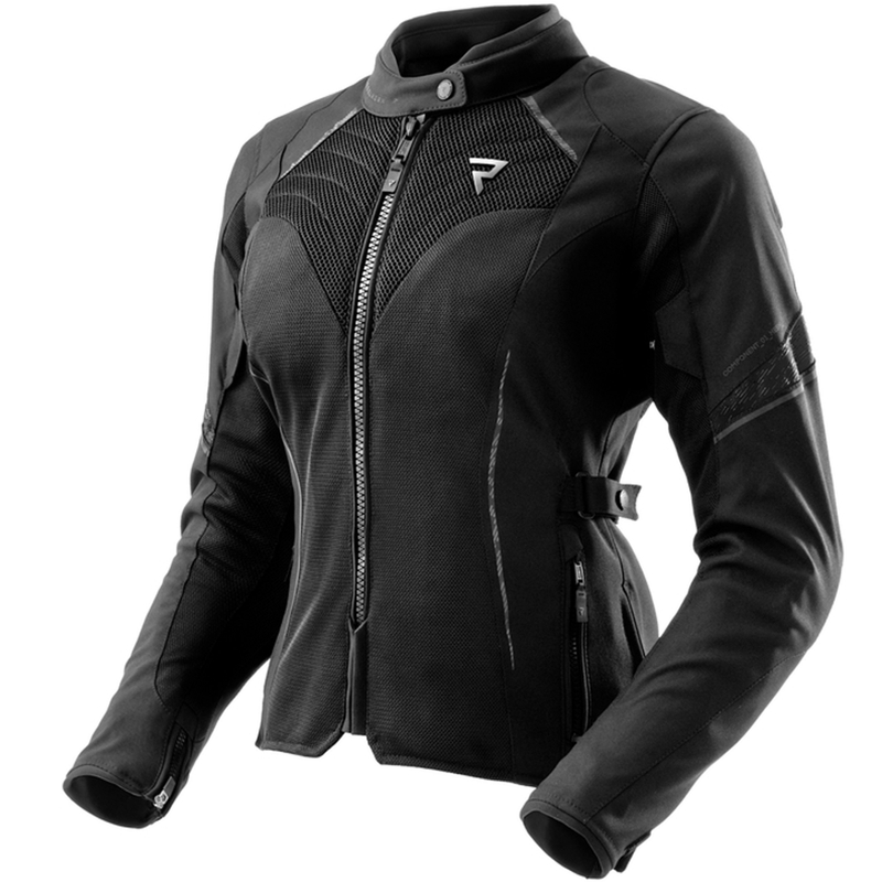 Dame motorcykeljakke Rebelhorn Jax sort