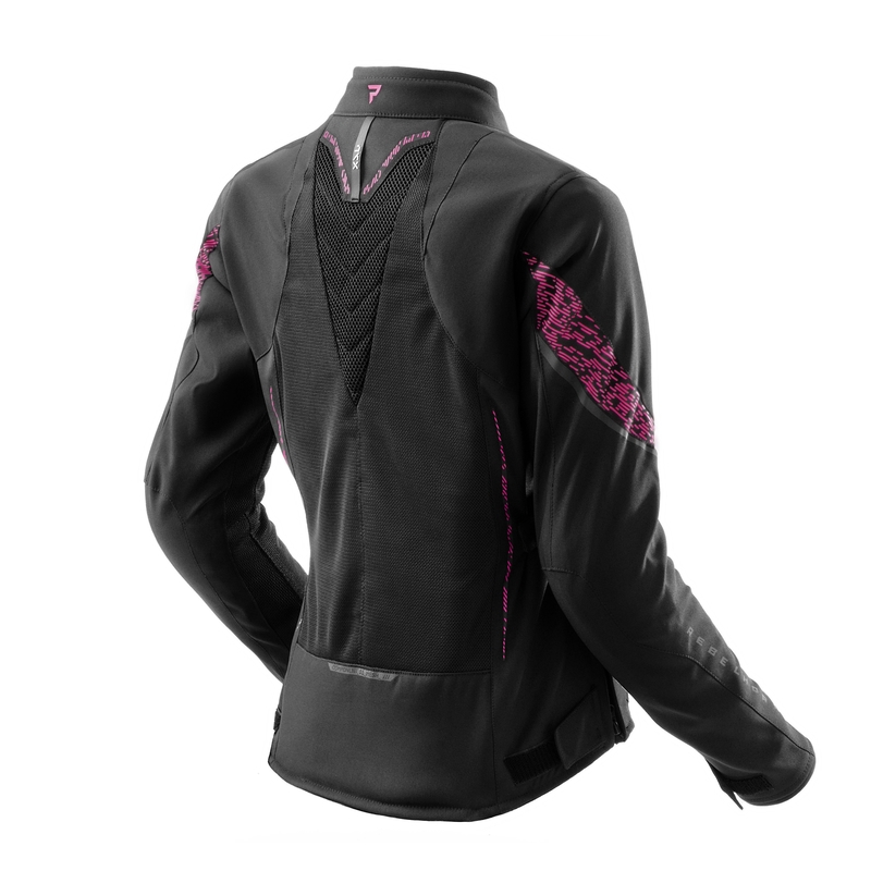 Rebelhorn Jax motorcykeljakke til kvinder i sort og pink