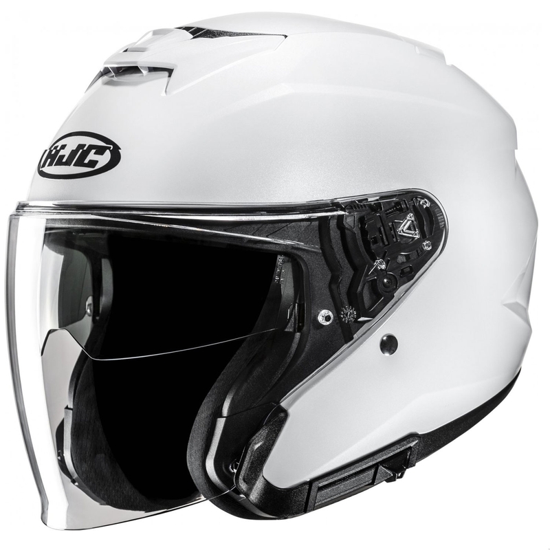HJC i31 Solid Open Motorcykelhjelm Perlehvid