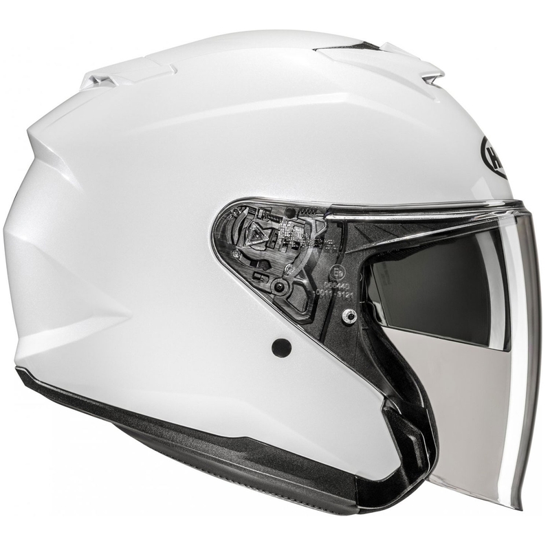 HJC i31 Solid Open Motorcykelhjelm Perlehvid