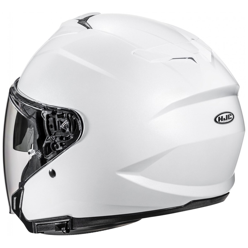 HJC i31 Solid Open Motorcykelhjelm Perlehvid
