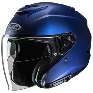 Åben motorcykelhjelm HJC i31 Solid Semi Flat metallic blue