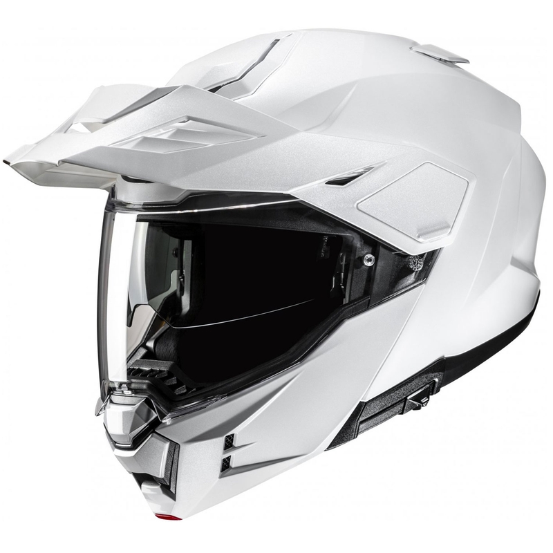 HJC i80 Solid flip-up motorcykelhjelm, perlehvid