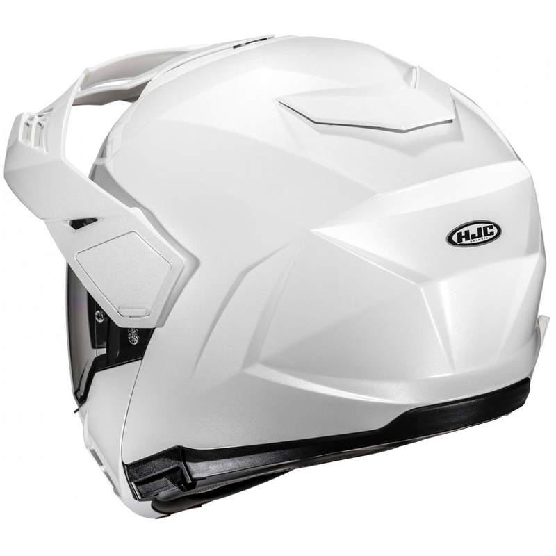HJC i80 Solid flip-up motorcykelhjelm, perlehvid