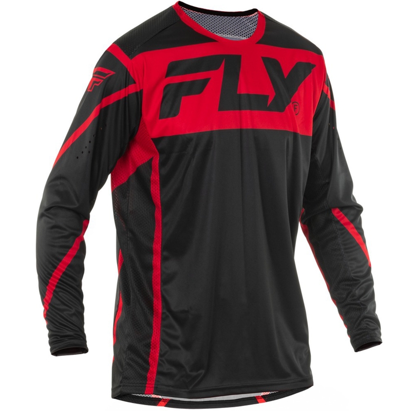 Motocrosstrøje FLY Racing Lite sort-rød