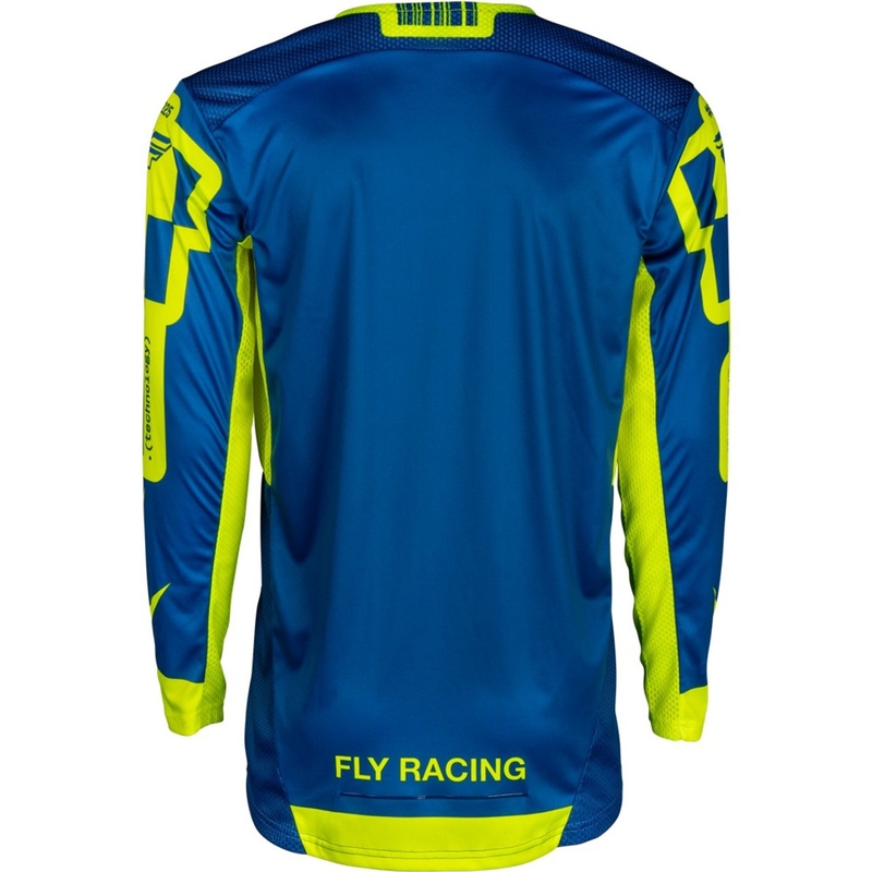 Motocrosstrøje FLY Racing Lite Lancer blå-fluogul