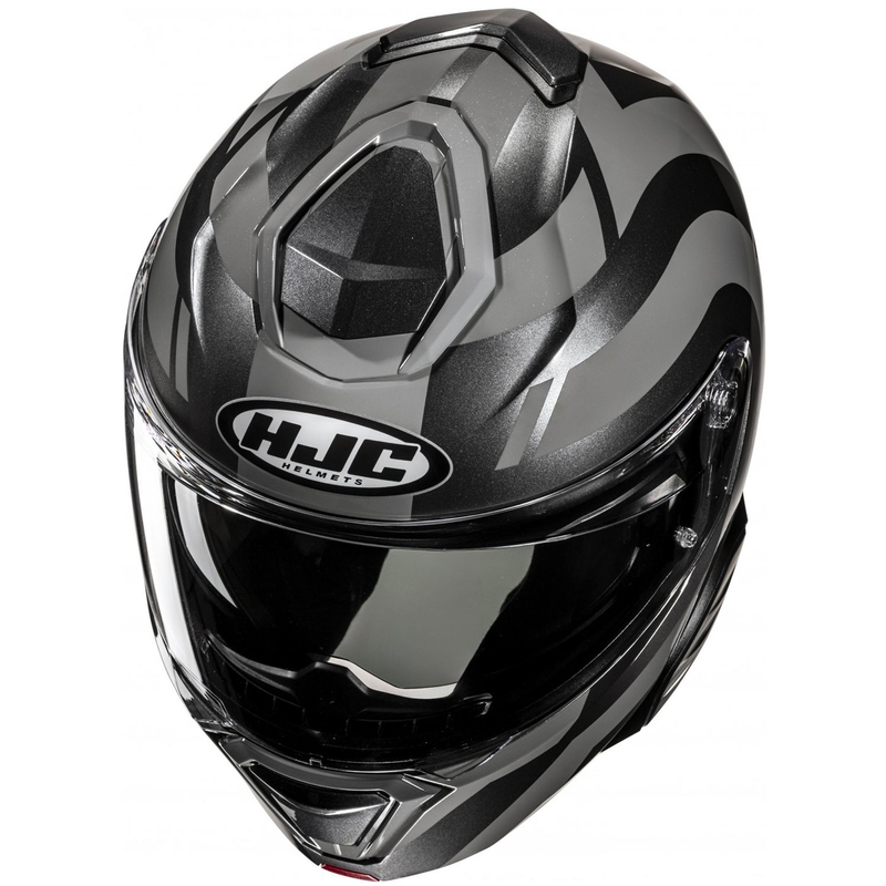 HJC i91 Arven MC5 grå-sort flip-up motorcykelhjelm