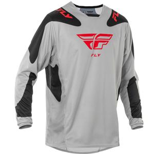 Motocrosstrøje FLY Racing Kinetic Sym grå-rød-sort