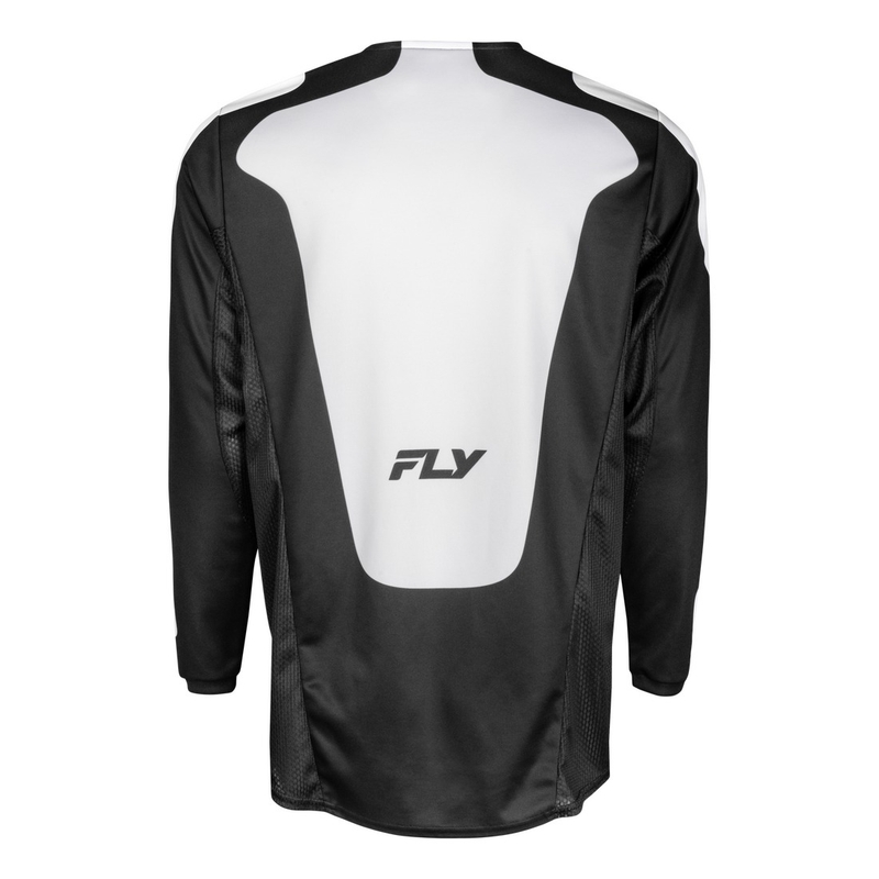 Motocrosstrøje FLY Racing Kinetic Sym sort og hvid