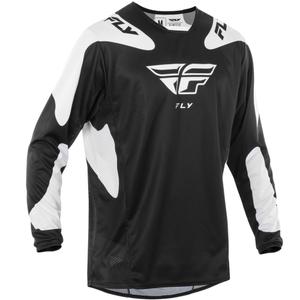 Motocrosstrøje FLY Racing Kinetic Sym sort og hvid